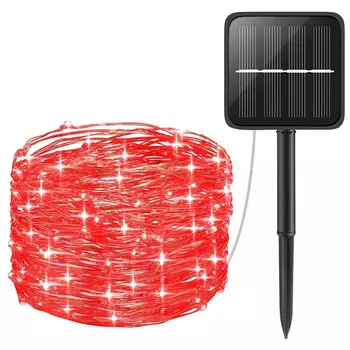 Солнечные гирлянды FULLEVER 12 м 100 светодиодов / 22 м 200 светодиодов