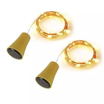 Солнечные гирлянды Lyfs форма крышки бутылки 1 метр