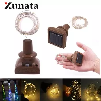 Солнечные гирлянды XUNATA из медной проволоки