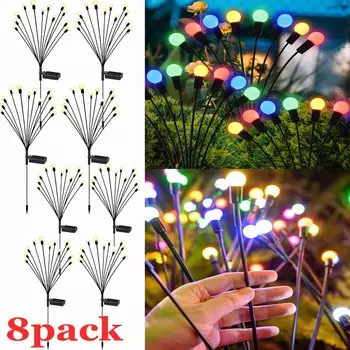 Солнечные качающиеся фонари GOTP RGB