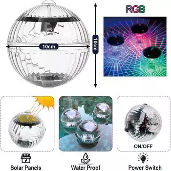 Солнечные подводные огни ZODOLAMP