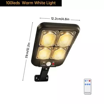 Солнечный фонарь AMARYLLIS 100/200 LED с датчиком движения