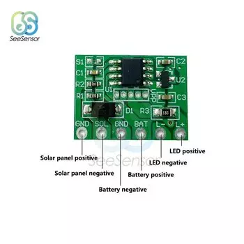 Солнечный контроллер Aideepen Solar Lamp Controller