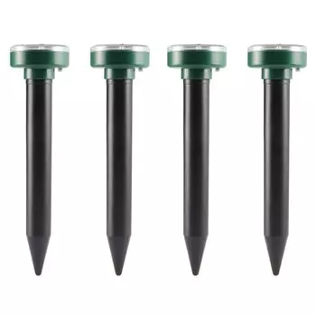 Солнечный отпугиватель кротов 4 шт