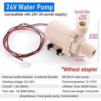 Солнечный погружной насос Dobeechi 12/24В 5м