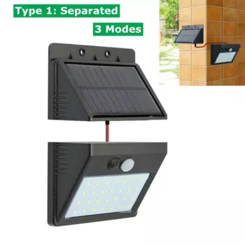 Солнечный светильник ANBLUB с датчиком движения