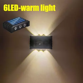 Солнечный светильник ESMARTER, 4/6/8/10 LED, наружное освещение