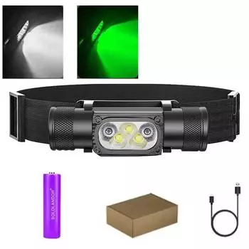 SOLOLANDOR Мини-налобный фонарь LED