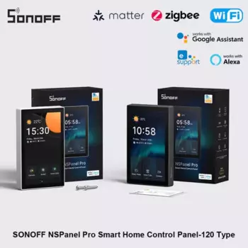 SONOFF NSPanel Pro 120 Тип Панель управления умным домом Smart Thermostst Энергопотребление DIY Модуль переключателя Поддержка устройства Sonoff