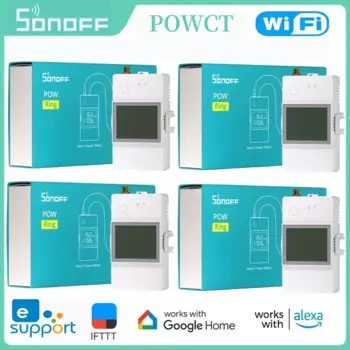 SONOFF POWCT POW Ring умный измеритель мощности трансформатор тока для точного измерения тока умный дом Ewelink Alexa Home Assisant