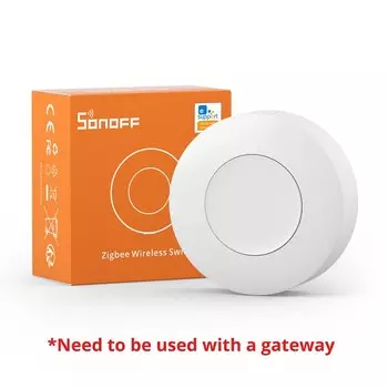 SONOFF SNZB-01P Zigbee Smart Wireless Switch Смарт-сцена через двустороннее управление eWeLink с максимальным настенным переключателем NSPanel Pro TX