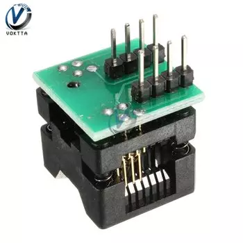 Voktta адаптер SOP8-DIP8 зелёный 150 mil