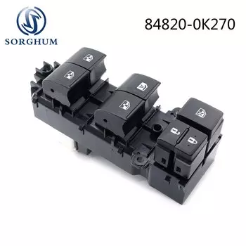 SORGHUM 84820-0K270 Электрический переключатель стеклоподъемника для TOYOTA HILUX VIII Pickup 2015-2019 передняя левая сторона водителя