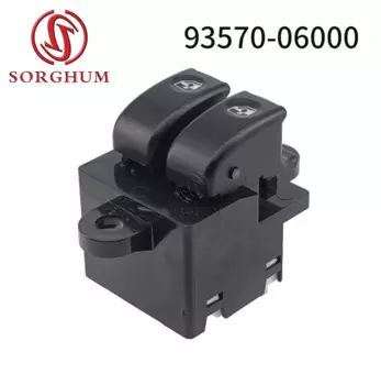 SORGHUM 93570-06000 для HYUNDAI ATOS PRIME 1998-2002 ATOS MPV 2000 -2003, электрическая кнопка переключения стеклоподъемника 9357006000, 6 контактов