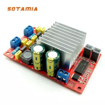 SOTAMIA TP2050 + TC2001 плата цифрового усилителя мощности 50Wx2 стерео усилитель класса D усилители звука динамик домашний кинотеатр DIY