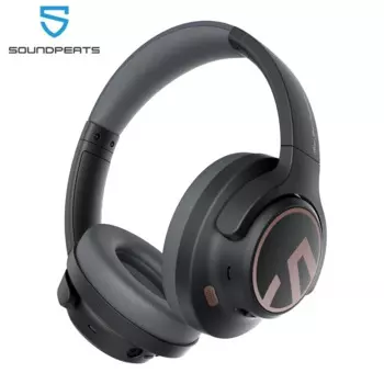 SoundPEATS Space Наушники Bluetooth 5.3 Гибридные беспроводные наушники с активным шумоподавлением, разрешение 123 часа, микрофон, многоточечное подключение