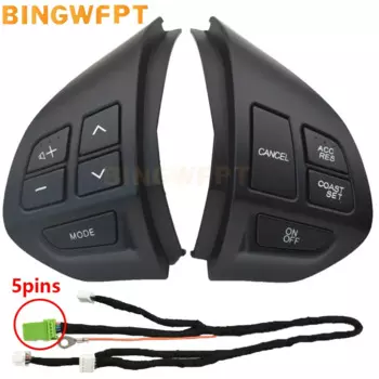 Совершенно новая Кнопка громкости рулевого колеса подходит для MITSUBISHI LANCER OUTLANDER ASX 2007-2011