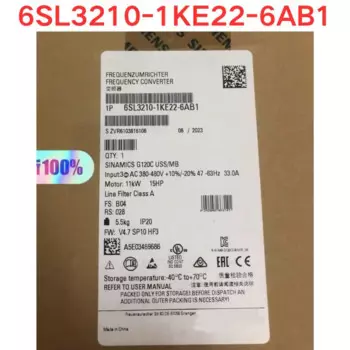 Совершенно новый оригинальный инвертор 6SL3210-1KE22-6AB1