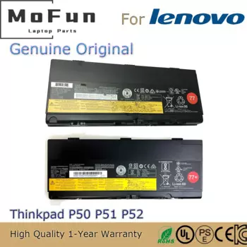 Совершенно новый оригинальный SB10H45075 66/90Wh Аккумулятор для ноутбука Lenovo ThinkPad P50 P51 P52 00NY490 00NY491 00NY492