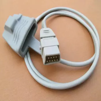 Совместим с BCI DB9 Pin, силиконовый Spo2-датчик, Пульсоксиметр Spo2 зонд-монитор Spo2, датчики Spo2 TPU 3M
