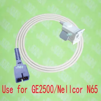 Совместим с монитором пульсоксиметра GE 2500 и Nellcor N65, педиатрическим датчиком spo2 с зажимом на палец, 9 контактов.