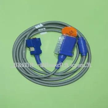 Совместим с Nellcor,Datascope,Colin,GE пульсоксиметр, DOC-10 Spo2 кабель адаптера датчика, Nellcor 14pin до DB9F.