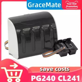 Совместимая чернильная система принтера PG240 CL241 CISS, чернильный картридж для Canon Pixma MX452 MX472 MX512 MX522 MG4220 MG4120 pg240