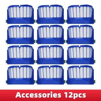 Совместимо с запасными частями для робота-пылесоса iRobot Roomba 600 605 610 614 615 616 620 621 625 630 635 664 671 690 694 650 Фильтр Hepa, запасная часть