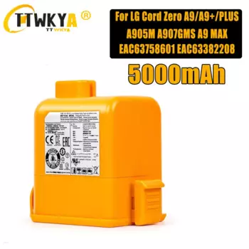 [Совместимость] 5000 мАч 3000 мАч Сменный аккумулятор для LG Cord Zero A9,A9S,P9, , A9MAX, , , A9N,A9M,A9 Plus