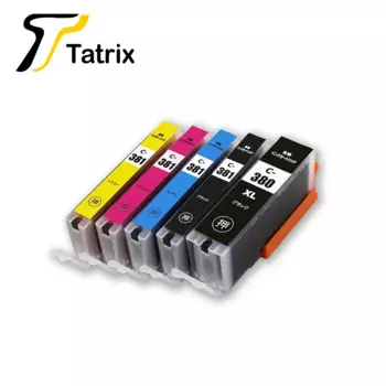 Совместимый чернильный картридж Tatrix BCI-380XL BCI381 для Canon PIXUSTR 7530/TR8530/ TS6130/TS6230/TS8130/ TS8230 TR9530