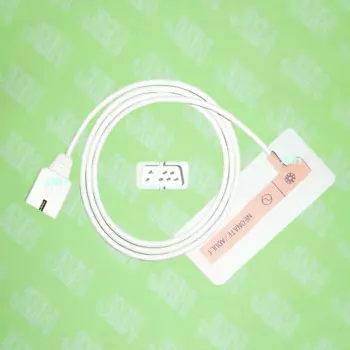 Совместимый Пульсоксиметр DB9 7pin Nellcor/CSI/BCI/HP/GE, монитор пульса, одноразовый датчик SPO2 для новорожденных/взрослых (нетканый),5 шт.