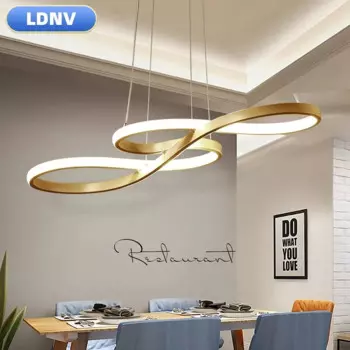 Современная простая приблизительная Люстра для кухонного островка, барный стол, Подвесная лампа для ресторана, кухонная люстра с дистанционным затемнением