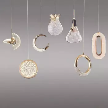 Современная простая прикроватная маленькая люстра для спальни в скандинавском стиле, Новая креативная индивидуализированная маленькая светодиодная люстра в виде Красной сетки