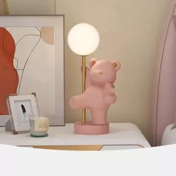 Современная простая прикроватная Светодиодная настольная лампа для спальни, комнаты, отеля, дома, уникальное искусство, модный креативный ночсветильник, украшение