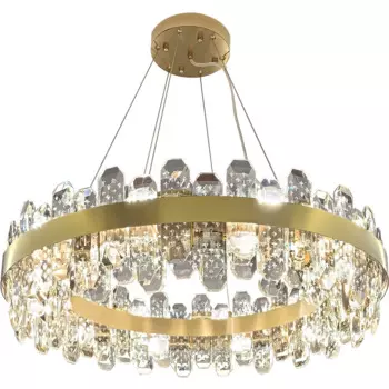 Современная роскошная обувь с украшением в виде кристаллов люстра круглый светодиодный Hanglamp для Гостиная Спальня дома светильник Освещение в помещении светильник ing люстры