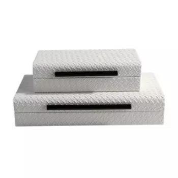 Современная шкатулка для драгоценностей с креативным плетеным узором, шкатулка для драгоценностей, украшения, образец, шкатулка для хранения украшения спальни