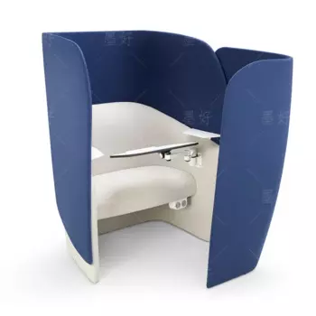 Современная специальная офисная зона, закрытый Одноместный стул с высокой спинкой, сидячая зона, частный диван, сиденье