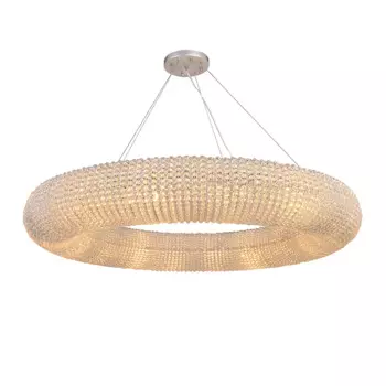 Современная светодиодная хрустальная люстра E14, хром, круглый подвесной светильник для спальни, гостиной, комнатное освещение, декоративные оссветильник ительные присветодиодный ы