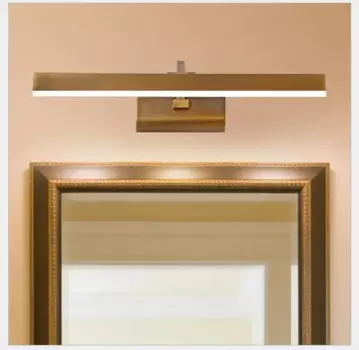 Современная зеркальная лампа 41 см/51 см/61 см, водонепроницаемая бронзовая лампа в стиле ретро для шкафа в туалетном столике, зеркальный светильник s, светодиодный настенный светильник светодиодный светильник настенная лампа