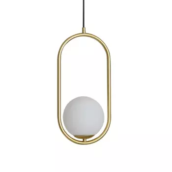 Современная железная Подвесная лампа со стеклянной подвеской, круглая овальная металлическая люстра в виде кольца для спальни, ресторана, зала, кафе, подвесной потолочный светильник