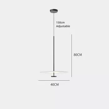 Подвесные светильники IWP круглые акриловые