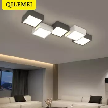 Потолочный светильник QILEMEI черно-белый