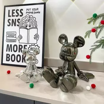 Современные простые креативные поделки из смолы Диснея 16 см/22 см для дома, гостиной, детской комнаты, настольное украшение для отправки Fr