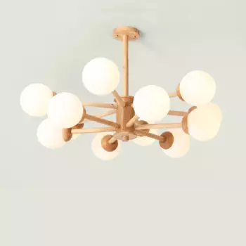 Современные светодиодные деревянные подвесные светильники, украшение в японском стиле для дома, гостиной, спальни, настенное освещение, Потолочный подвесной светильник