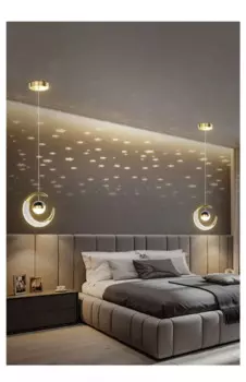 Современный минималистичный стиль, потолочная люстра для спальни, гостиничные номера, фон, стена, коридор, балкон, украшение интерьера, потолочный светильник