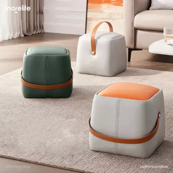 Современный минималистичный телефон, роскошный мягкий табурет для ног, отвалы для гостиной, технология, тканевый низкий диван, табурет, пуф, домашняя мебель F01 +