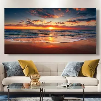 Современный пейзажный постер на холсте RELIABLI ART