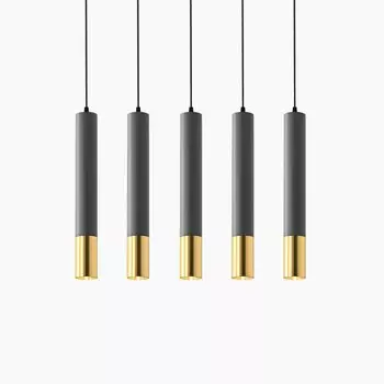 Современный Подвесной Светильник Длинная Трубка Кухня Фон Столовая Лампа Спальня AC110V 220V 5W 15W Кафе Подвесной Светильник Абажур Nordic Decor