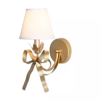 Настенный светильник Marmenkina с бантом, железный, E14