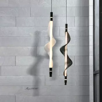 Современный светодиодный подвесной светильник, итальянский подвесной светильник, вертикальные горизонтальные подвесные светильники, потолочная подвеска, акриловая форма